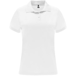 Monzha sportowa koszulka damska polo z krótkim rękawem biały (R04101Z1)