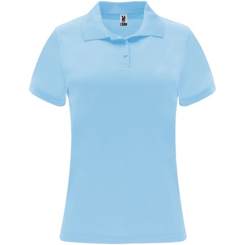 Monzha sportowa koszulka damska polo z krótkim rękawem błękitny (R04102H1)