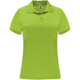 Monzha sportowa koszulka damska polo z krótkim rękawem lime / green lime (R04102X1)