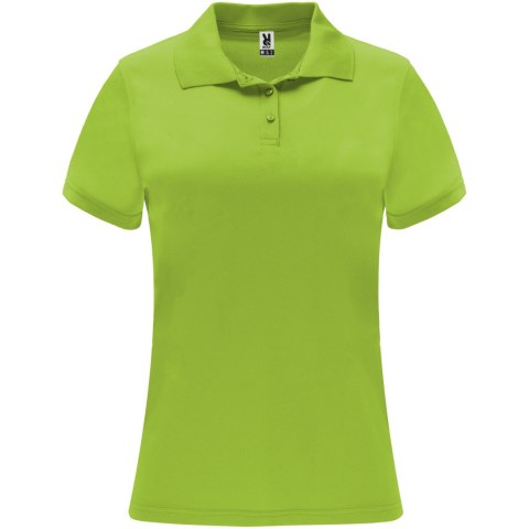 Monzha sportowa koszulka damska polo z krótkim rękawem lime / green lime (R04102X1)