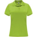 Monzha sportowa koszulka damska polo z krótkim rękawem lime / green lime (R04102X3)