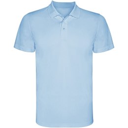 Monzha sportowa koszulka męska polo z krótkim rękawem błękitny (R04042H1)