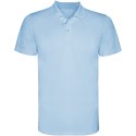 Monzha sportowa koszulka męska polo z krótkim rękawem błękitny (R04042H2)