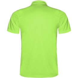 Monzha sportowa koszulka męska polo z krótkim rękawem lime / green lime (R04042X2)