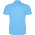 Monzha sportowa koszulka męska polo z krótkim rękawem turkusowy (R04044U1)