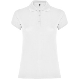 Star koszulka damska polo z krótkim rękawem biały (R66341Z1)