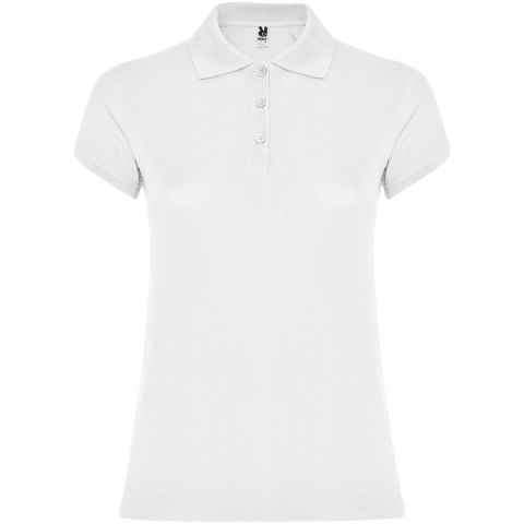 Star koszulka damska polo z krótkim rękawem biały (R66341Z4)