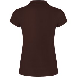 Star koszulka damska polo z krótkim rękawem chocolat (R66342I1)