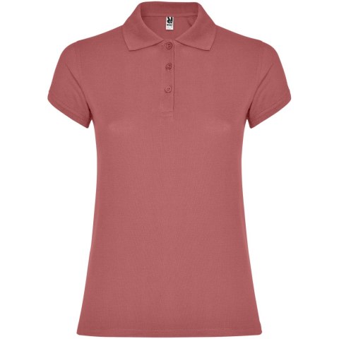 Star koszulka damska polo z krótkim rękawem chrysanthemum red (R66344K1)