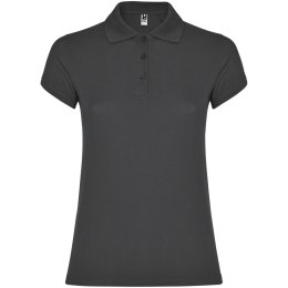 Star koszulka damska polo z krótkim rękawem dark lead (R66344B6)