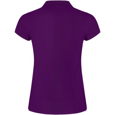 Star koszulka damska polo z krótkim rękawem fioletowy (R66344H2)