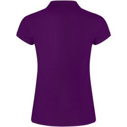 Star koszulka damska polo z krótkim rękawem fioletowy (R66344H4)