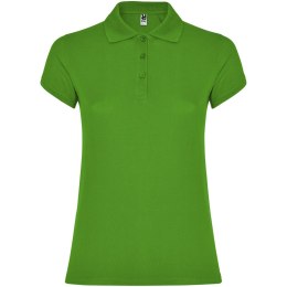 Star koszulka damska polo z krótkim rękawem grass green (R66345C5)