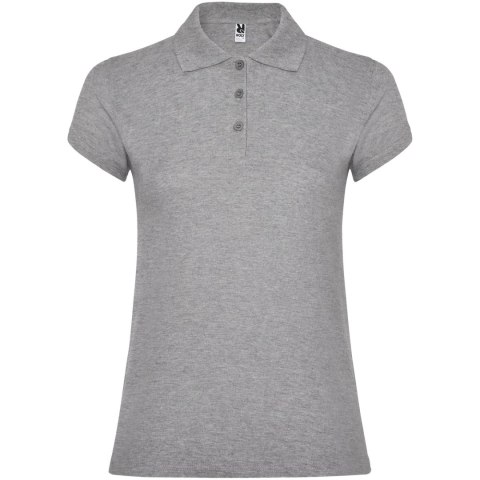 Star koszulka damska polo z krótkim rękawem marl grey (R66342U1)