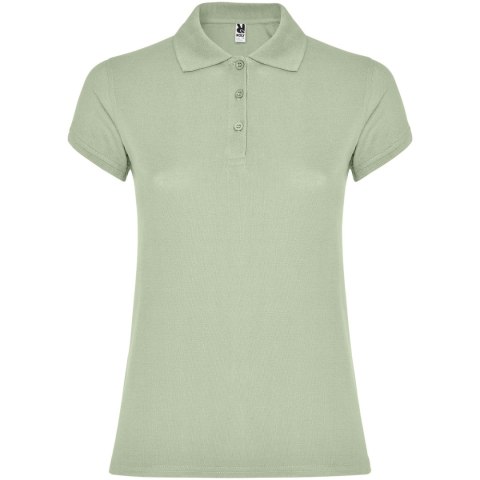 Star koszulka damska polo z krótkim rękawem mist green (R66345Q1)