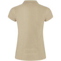 Star koszulka damska polo z krótkim rękawem piaskowy (R66341H1)