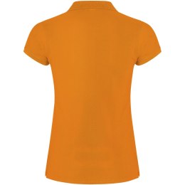 Star koszulka damska polo z krótkim rękawem pomarańczowy (R66343I2)