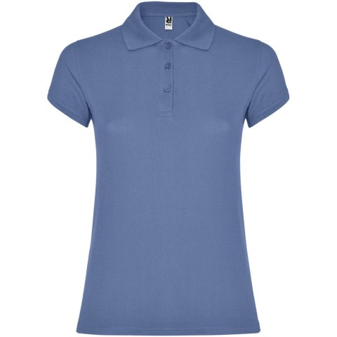 Star koszulka damska polo z krótkim rękawem riviera blue (R66341V3)