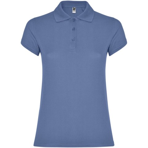 Star koszulka damska polo z krótkim rękawem riviera blue (R66341V5)