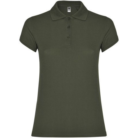Star koszulka damska polo z krótkim rękawem venture green (R66344Y3)