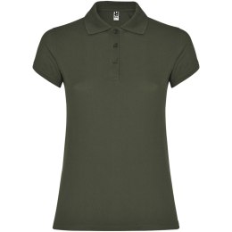 Star koszulka damska polo z krótkim rękawem venture green (R66344Y5)