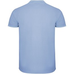Star koszulka dziecięca polo z krótkim rękawem błękitny (K66382HC)