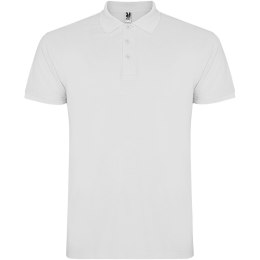 Star koszulka męska polo z krótkim rękawem biały (R66381Z3)