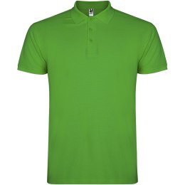 Star koszulka męska polo z krótkim rękawem grass green (R66385C6)