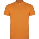 Star koszulka męska polo z krótkim rękawem pomarańczowy (R66383I2)
