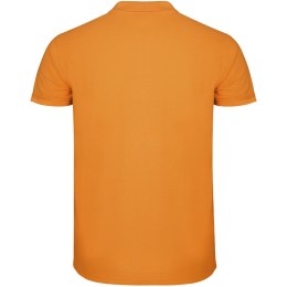 Star koszulka męska polo z krótkim rękawem pomarańczowy (R66383I2)