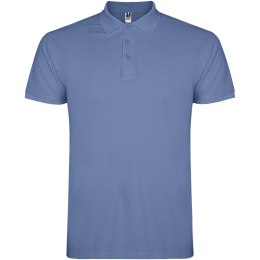 Star koszulka męska polo z krótkim rękawem riviera blue (R66381V3)