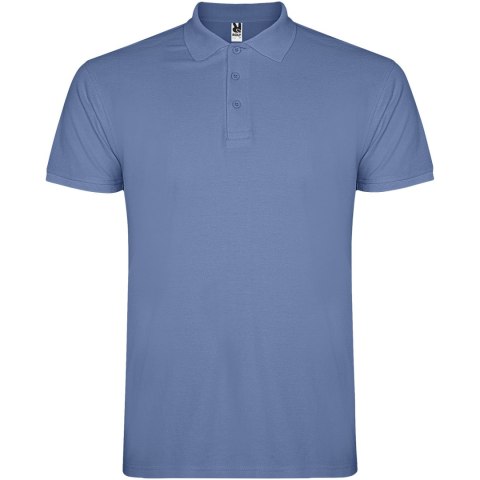 Star koszulka męska polo z krótkim rękawem riviera blue (R66381V5)