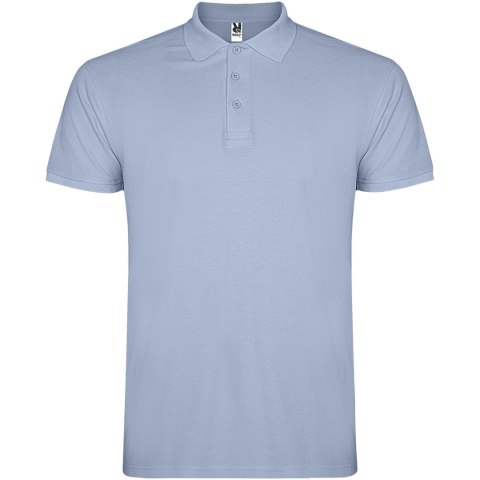 Star koszulka męska polo z krótkim rękawem zen blue (R66381W2)