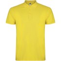 Star koszulka męska polo z krótkim rękawem żółty (R66381B1)