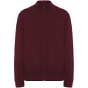 Ulan bluza unisex z zamkiem błyskawicznym na całej długości garnet (R64392P1)