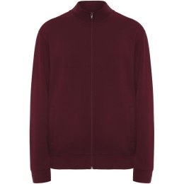 Ulan bluza unisex z zamkiem błyskawicznym na całej długości garnet (R64392P1)