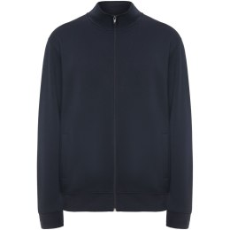 Ulan bluza unisex z zamkiem błyskawicznym na całej długości navy blue (R64391R1)