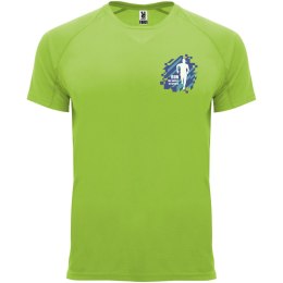 Bahrain sportowa koszulka męska z krótkim rękawem lime / green lime (R04072X5)