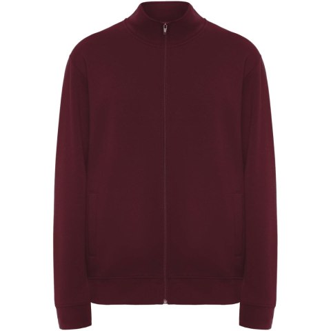 Ulan bluza unisex z zamkiem błyskawicznym na całej długości garnet (R64392P5)