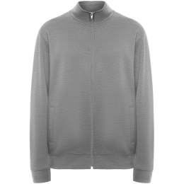 Ulan bluza unisex z zamkiem błyskawicznym na całej długości marl grey (R64392U1)