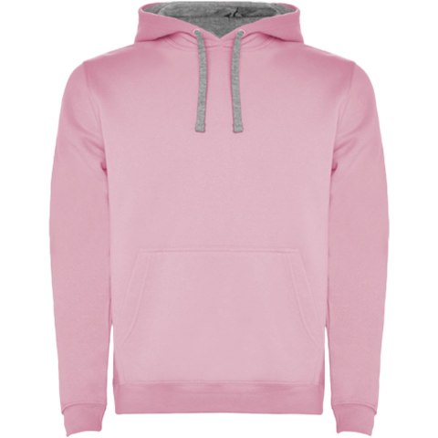 Urban dziecięca bluza z kapturem light pink / marl grey (K10678FC)