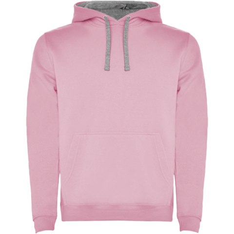 Urban dziecięca bluza z kapturem light pink / marl grey (K10678FG)