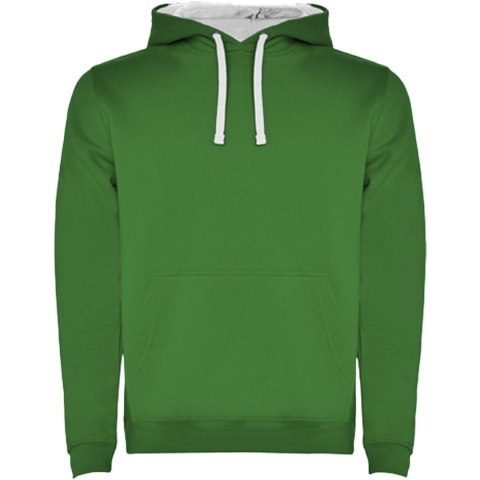 Urban męska bluza z kapturem kelly green / white (R10678E0)