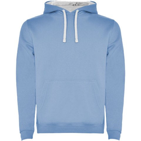 Urban męska bluza z kapturem sky blue / white (R10678D0)