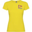 Jamaica koszulka damska z krótkim rękawem żółty (R66271B2)