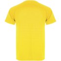 Montecarlo sportowa koszulka dziecięca z krótkim rękawem żółty (K04251BD)