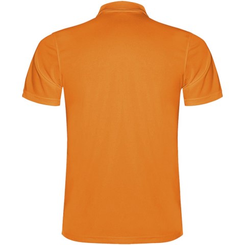 Monzha sportowa koszulka dziecięca polo z krótkim rękawem fluor orange