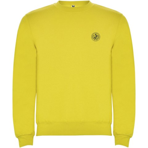 Ulan bluza unisex z zamkiem błyskawicznym na całej długości żółty