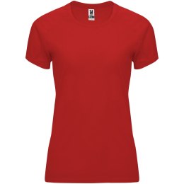 Bahrain sportowa koszulka damska z krótkim rękawem czerwony (R04084I2)