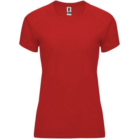 Bahrain sportowa koszulka damska z krótkim rękawem czerwony (R04084I2)